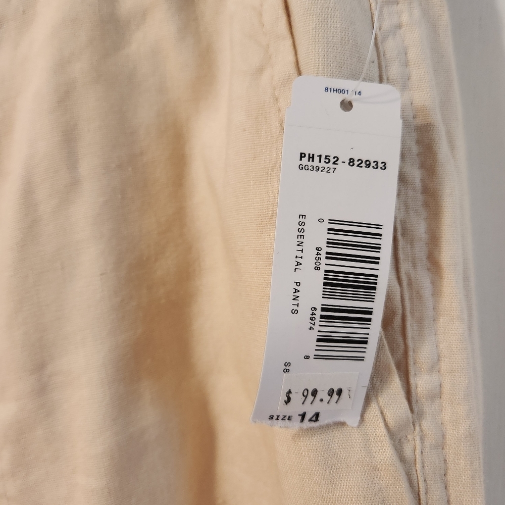 Pendleton New With Tags Cream Linen Blend Pants S… - image 6